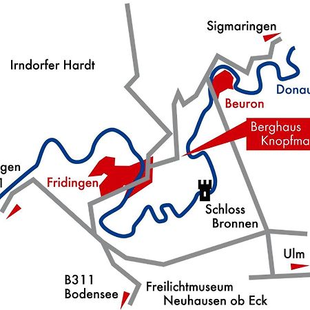 Berghaus Knopfmacher Fridingen an der Donau Luaran gambar