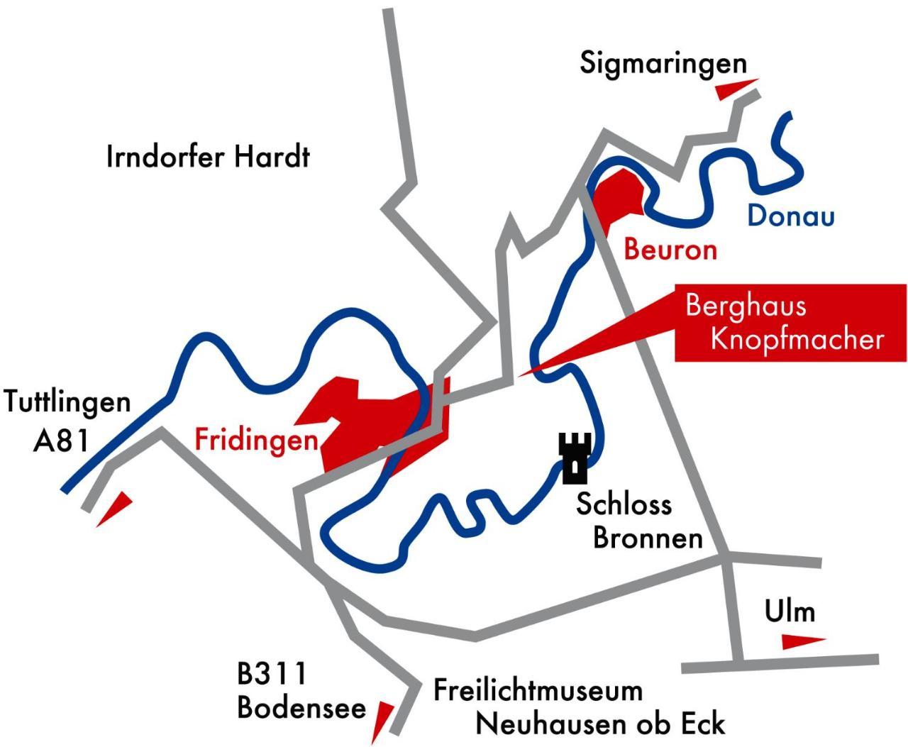 Berghaus Knopfmacher Fridingen an der Donau Luaran gambar